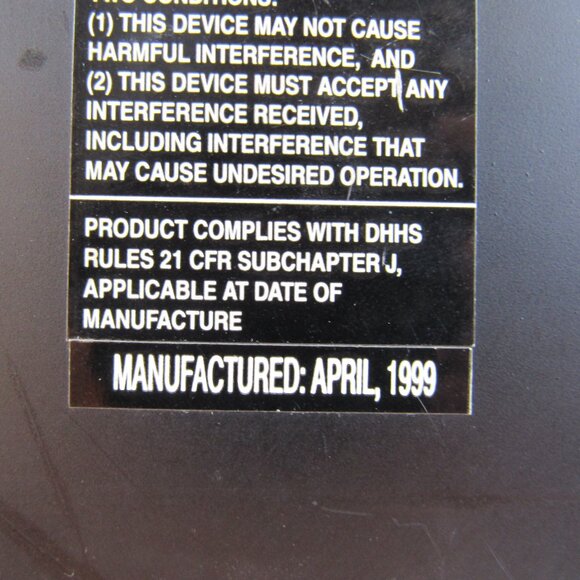 Lenoxx Sound 10 Model CD-78 Anti-Skip CD Player Vintage 1999 with DC/DC Adaptor - Picture 7 of 9